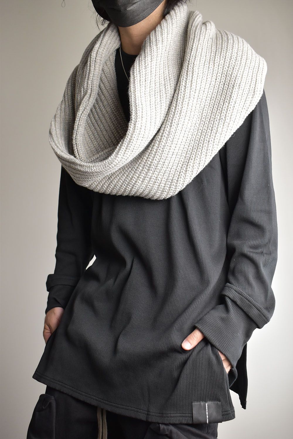 Knit Snood "Oyster Grey" / ニットスヌード"オイスターグレー"