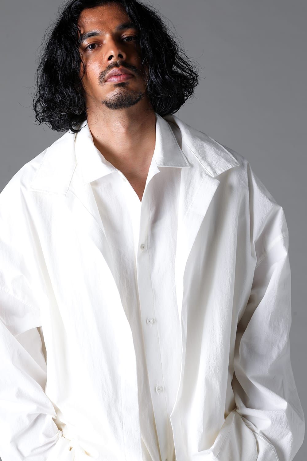 《2026SS先行予約》Coalesce Shirts"Black / White /Stone" / コウアレスシャツ"ブラック/ホワイト/ストーン"