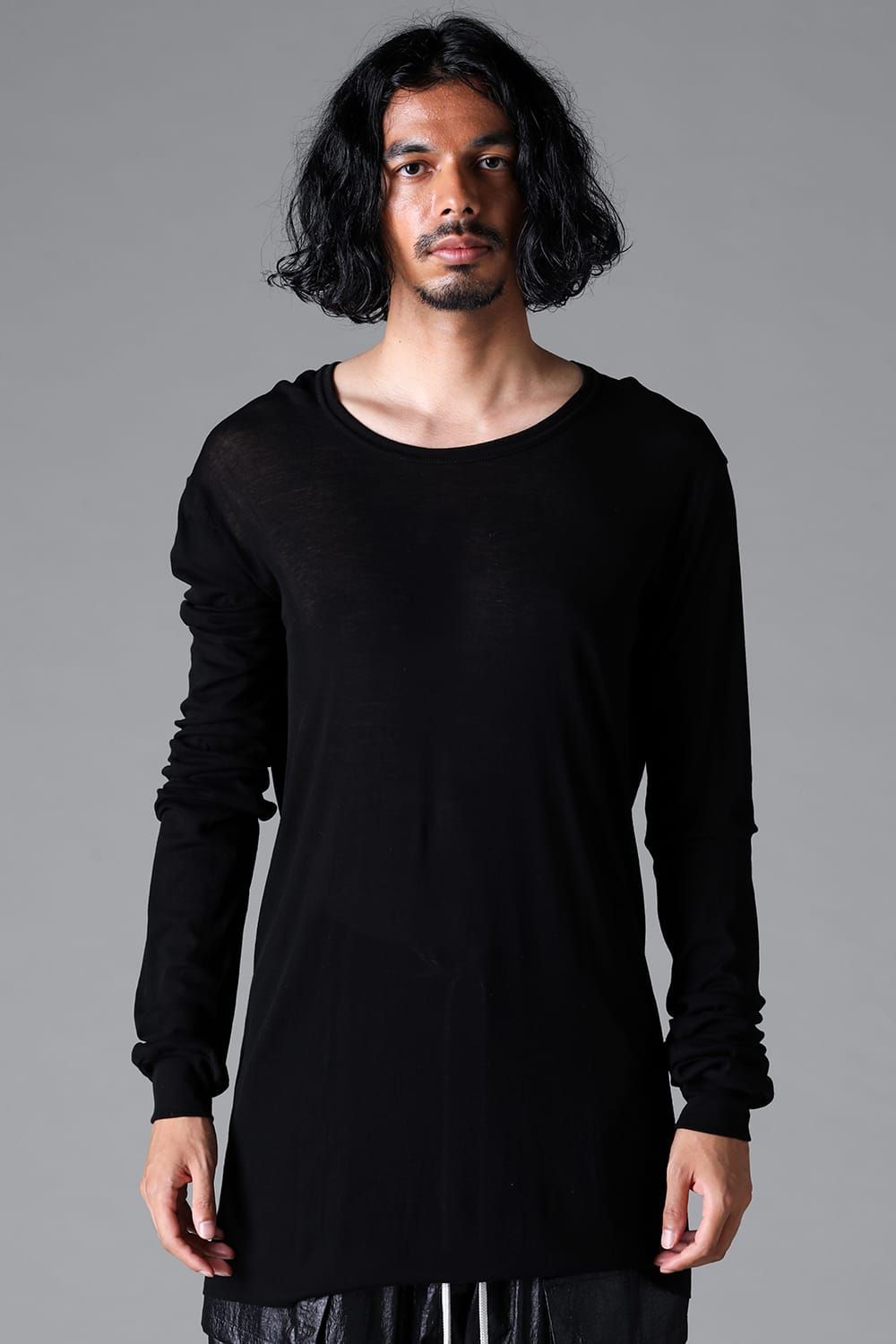 《2026SS先行予約》Gauze Jersey Long Sleeve"Black / Cream /White /Stone /Brown" / ガーゼジャージーロングスリーブ"ブラック/クリーム/ホワイト/ストーン/ブラウン"