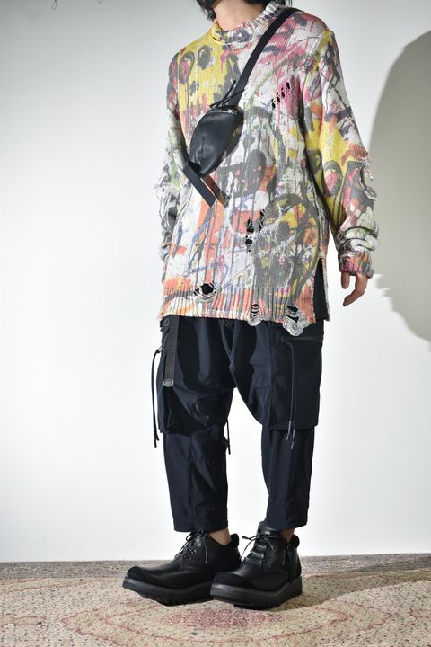 テクニカルなカーゴパンツ