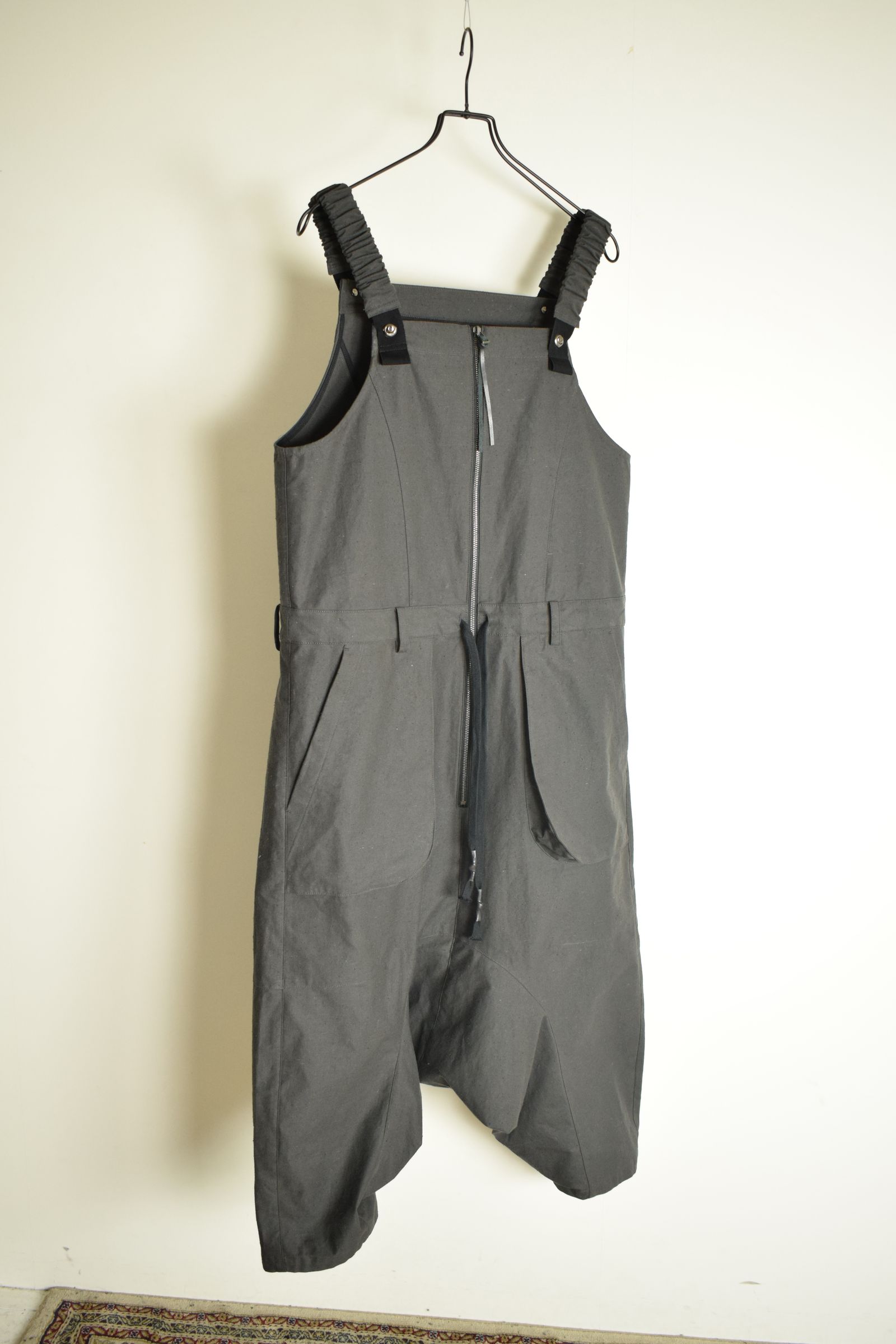 Deep Crotch Over All"Charcoal" / ディープクロッチオーバーオール"チャコール"