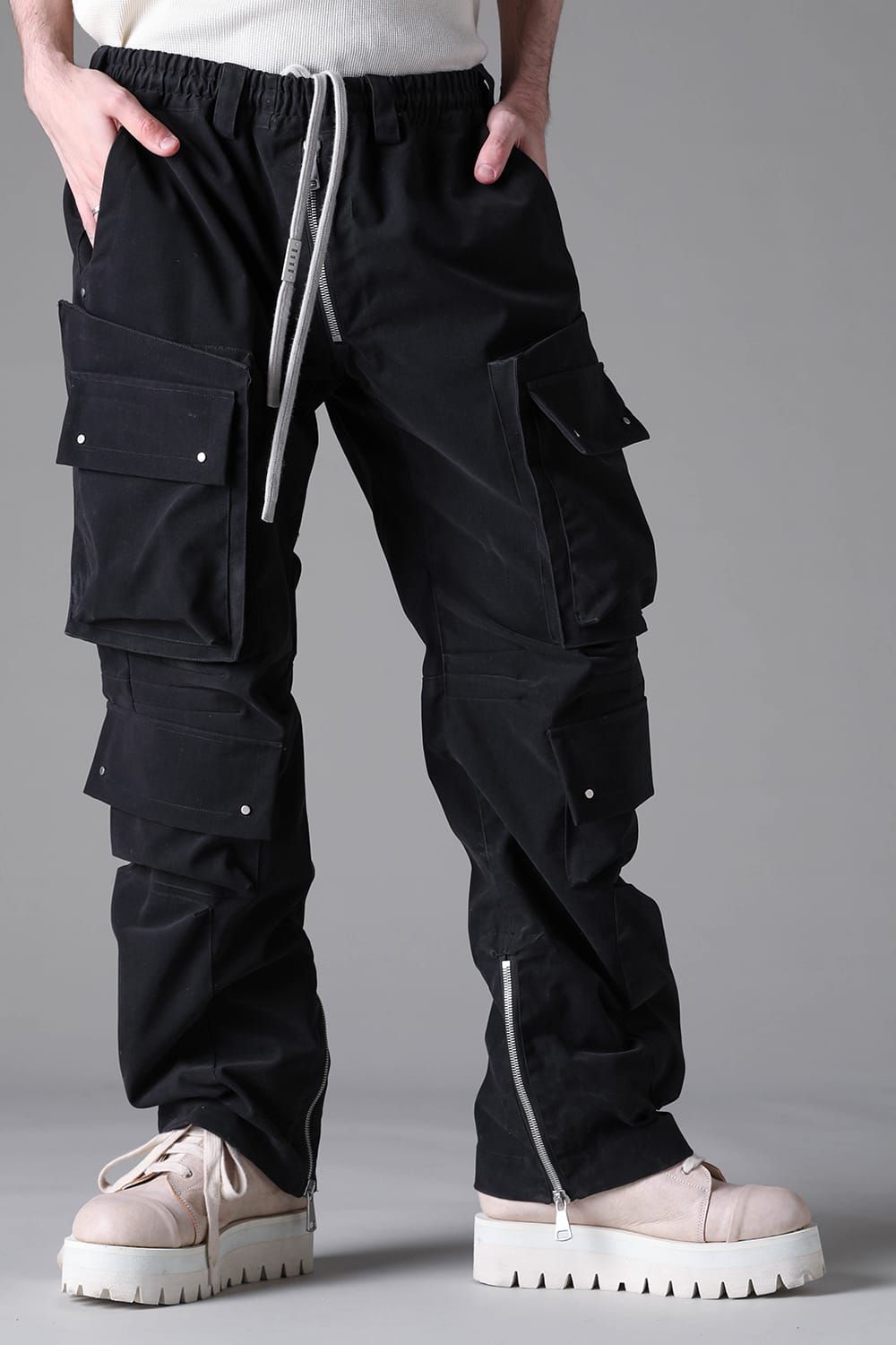 《2026AW先行予約》Cargo Pants"Black / Grey / Taupe" / カーゴパンツ "ブラック / グレー /トープ"