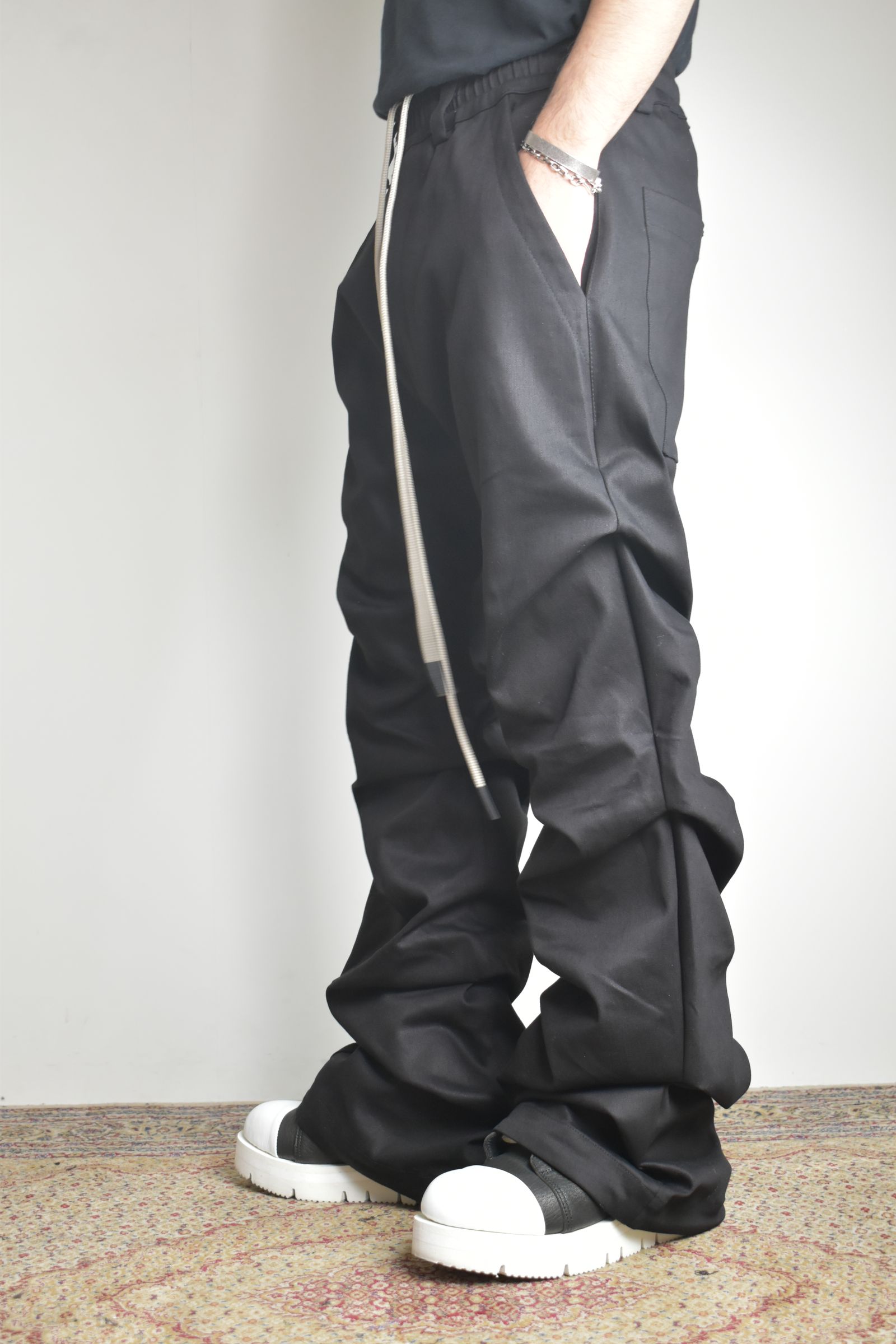 Boots Cut Tuck Pants"Black" / ブーツカットタックパンツ"ブラック"