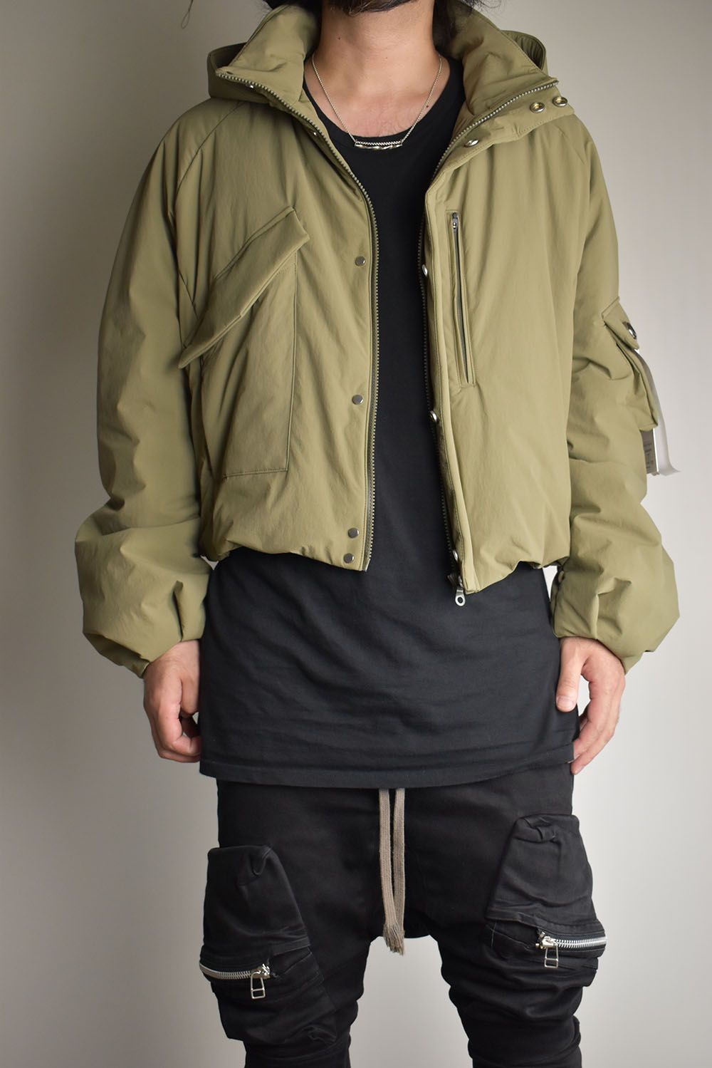 Padding Short Blouson"Olive" / パディングショートブルゾン"オリーブ"