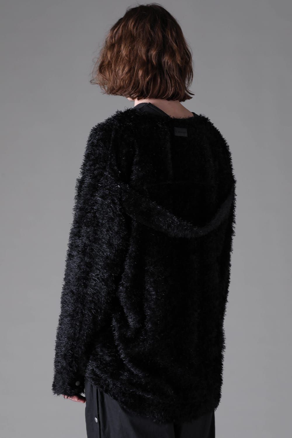 《2026AW先行予約》Shaggy Cardigan Shirts"ブラック" / シャギーカーディガンシャツ"ブラック"