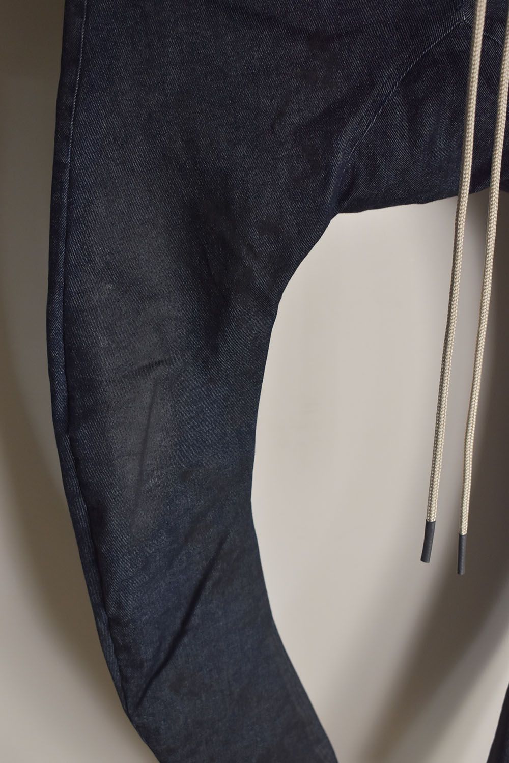 Coated Stretch denim Sarouel skinny"Blue" / コーティングストレッチデニムサルエルスキニー"ブルー"