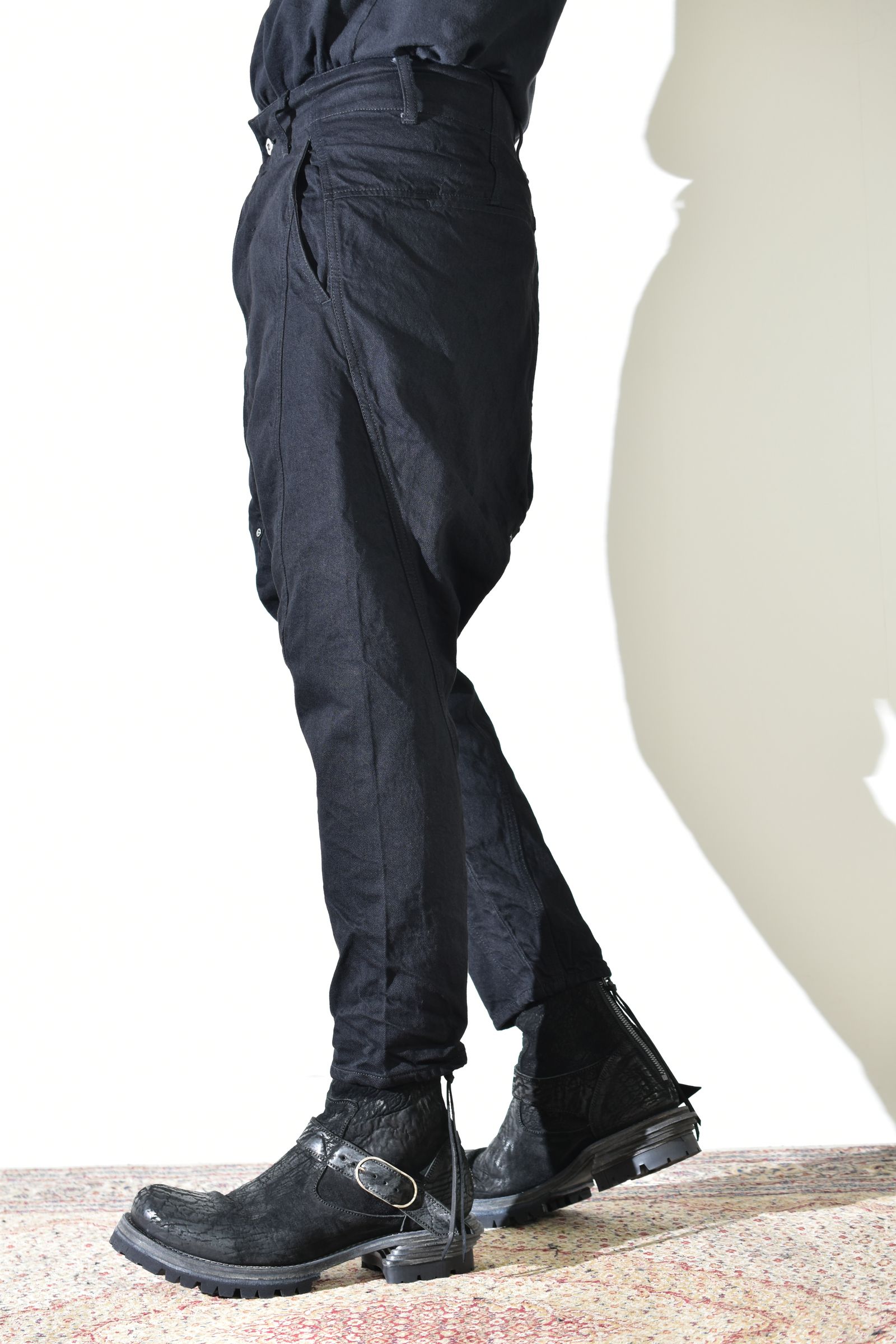 Sarrouel Denim Pants "Black" / サルエルデニムパンツ "ブラック"