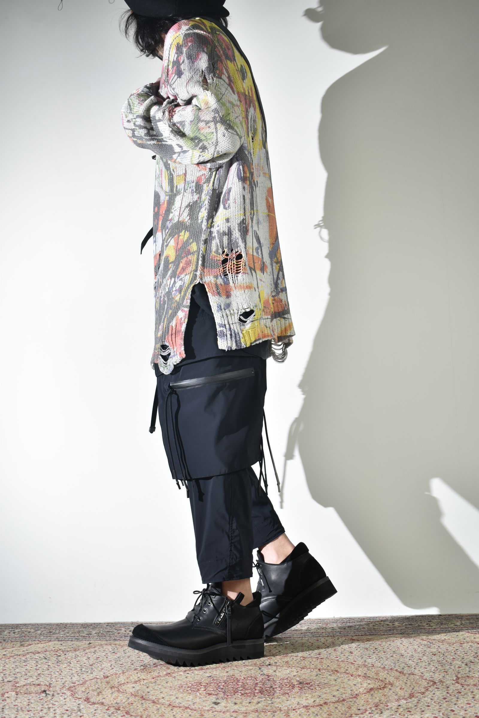 テクニカルなカーゴパンツ