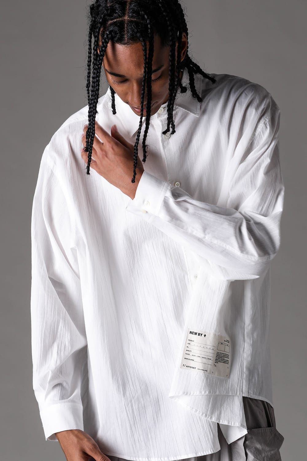 《2027SS先行予約》Over Sized Shirts"Black / Blue /L.Pink / Ivory" / オーバーサイズシャツ "ブラック / ブルー / ライトピンク /アイボリー"