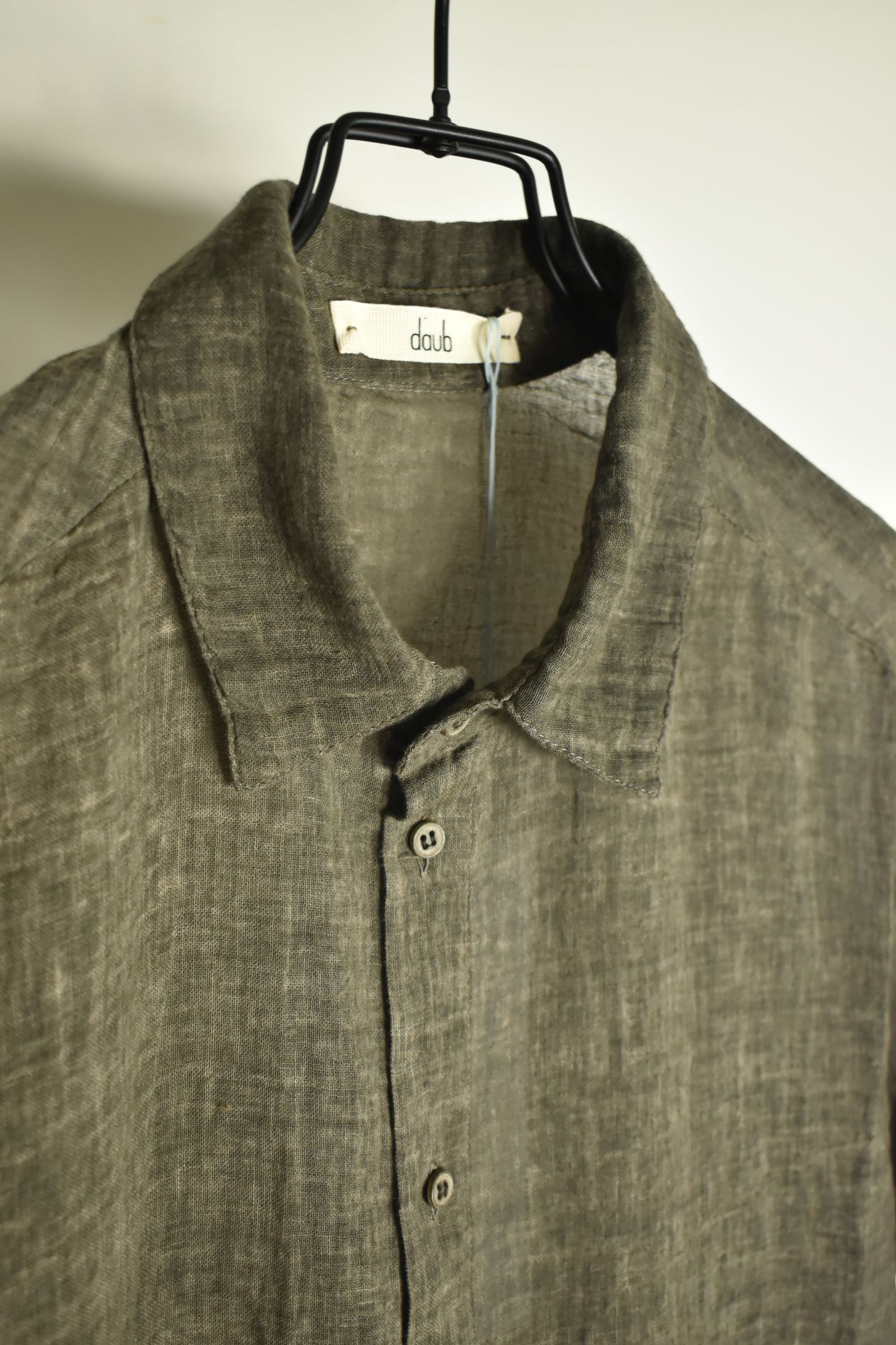 Short Sleeve Shirts"Charcoal Brown" / ショートスリーブシャツ"チャコールブラウン"