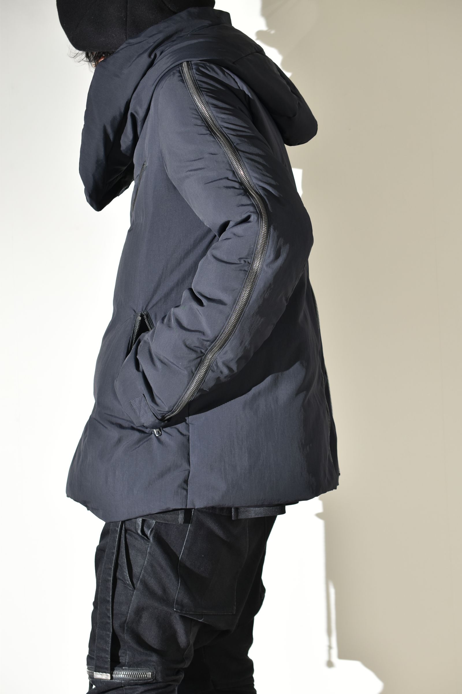 Multi Zip Down Parka Jacket (with Vest)"Black" / マルチジップダウンパーカージャケット(ベスト付き)"ブラック"