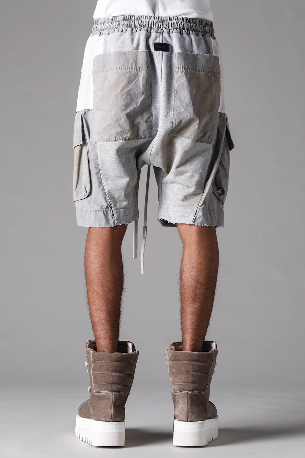 《2027SS先行予約》Vintage Cargo Shorts"Black × Brown / Grey × L.Grey / Ivory" / ヴィンテージカーゴショーツ"ブラック×ブラウン / グレー×ライトグレー / アイボリー"