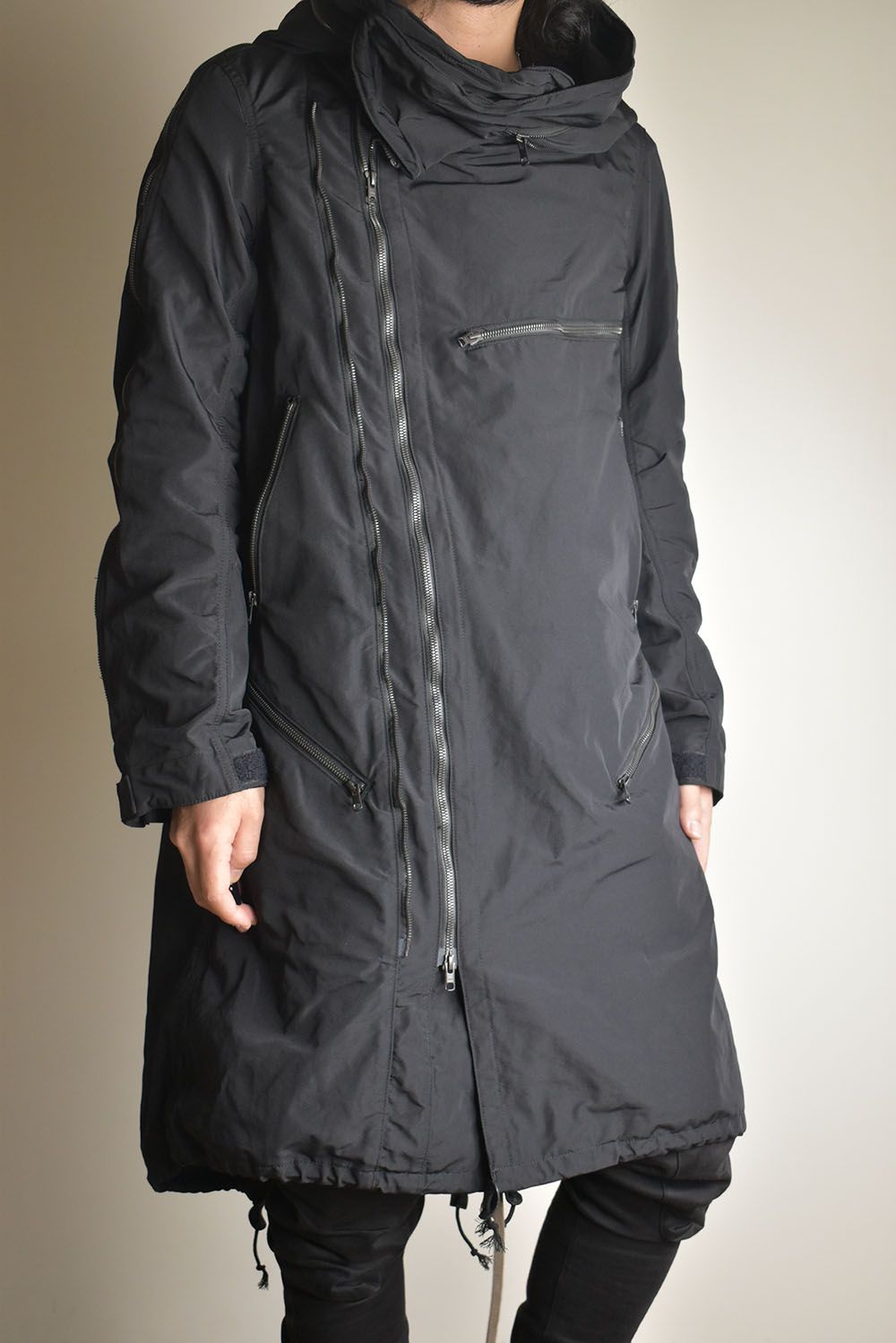 Multi Zip Military Parka Coat"Black" / マルチジップミリタリーパーカーコート"ブラック"