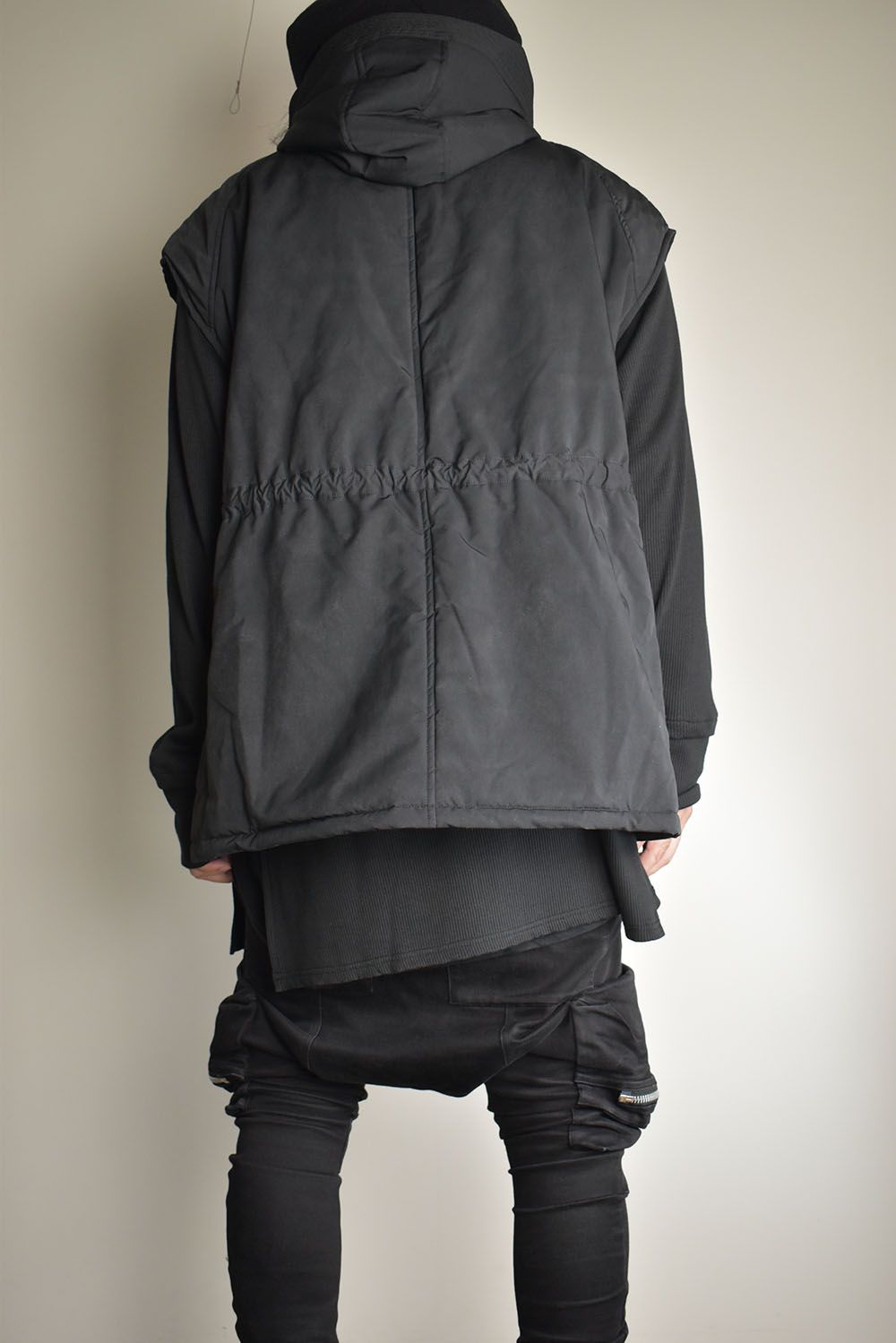 Chill Buster Sleeve Less Parka"Black"/チルバスタースリーブレスパーカー"ブラック"