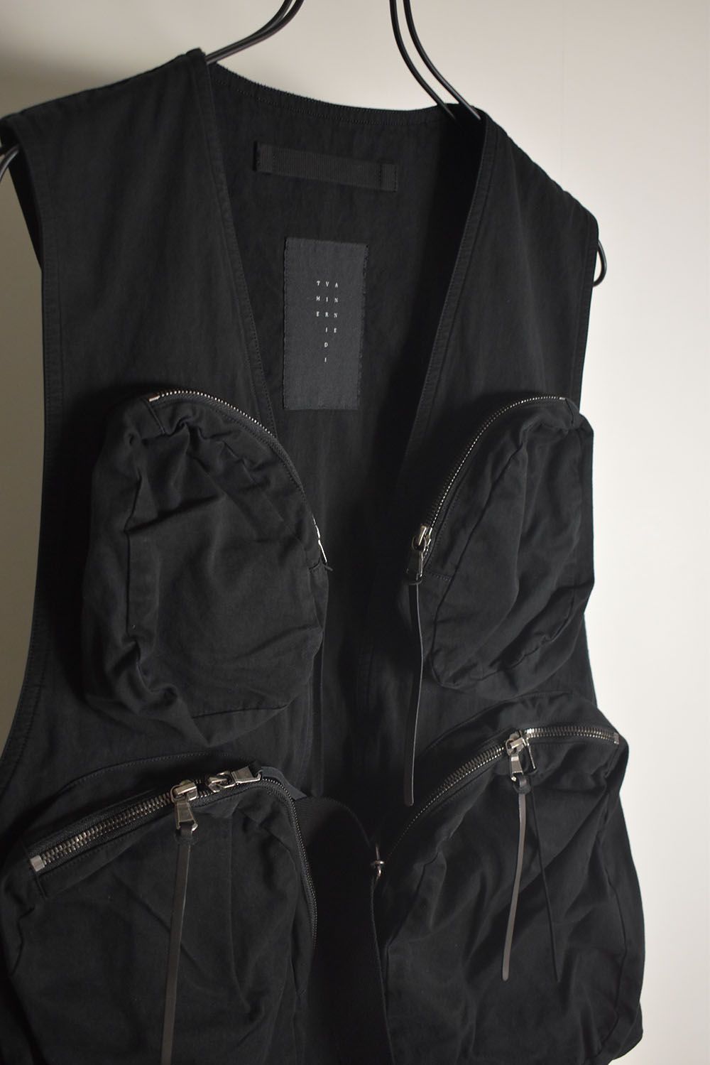 Cotton Twill Tactical Vest "Black" / 綿ツイルタクティカルベスト"ブラック"