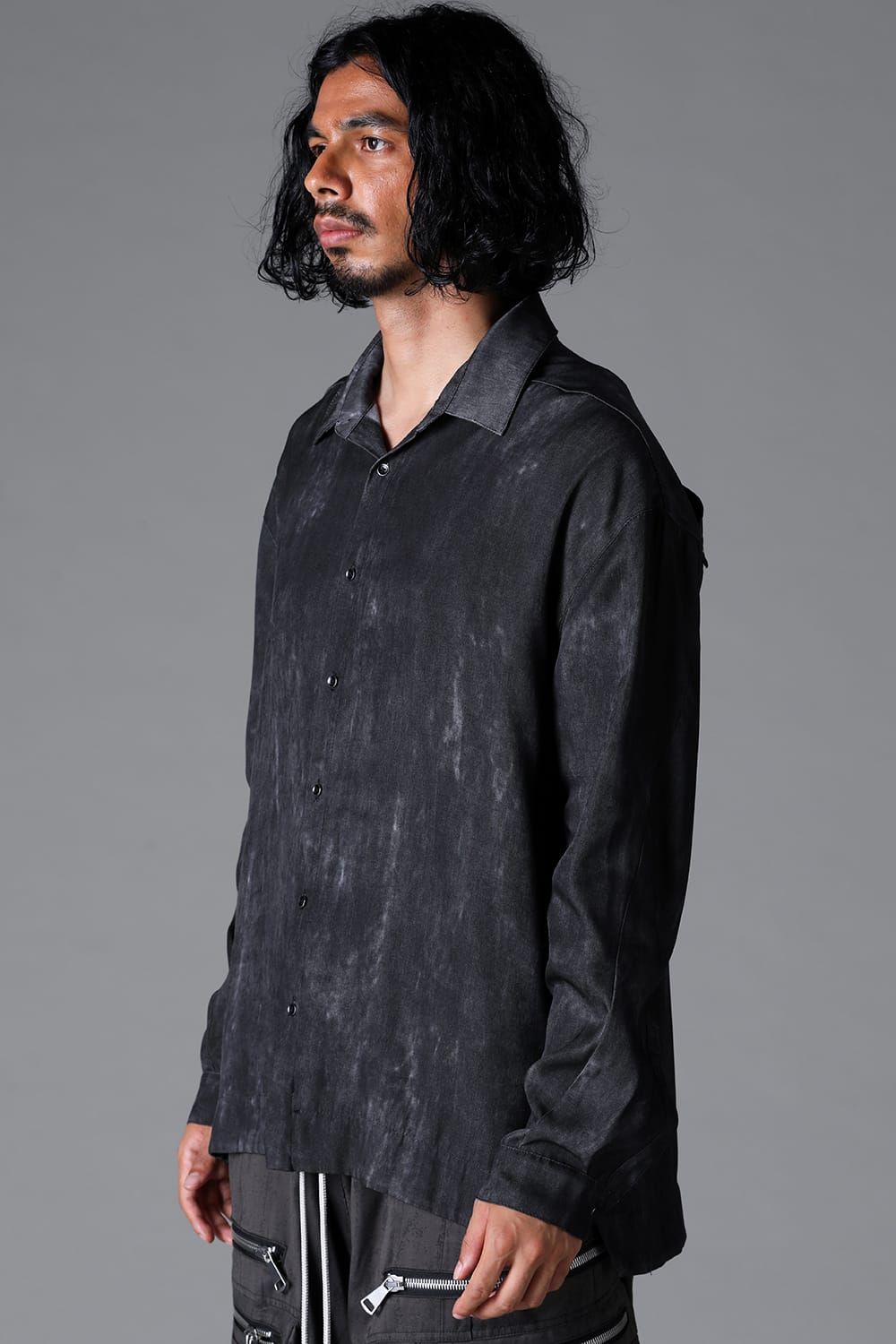 《2026SS先行予約》Shirts"Black / Uneven D.Grey / Uneven Grey" / シャツ"ブラック/アンイーブンダークグレー/アンイーブングレー"