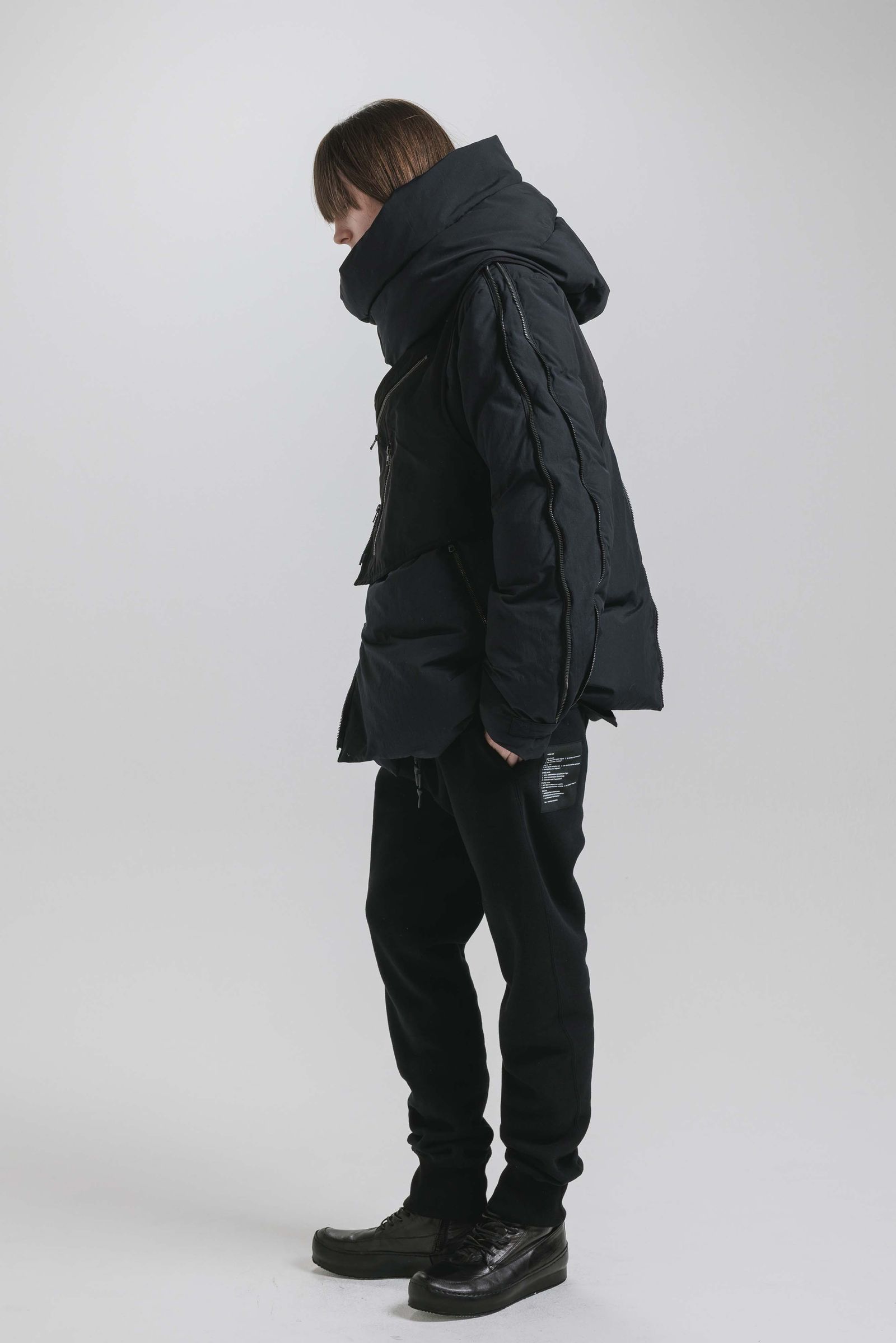 Multi Zip Down Parka Jacket (with Vest)"Black" / マルチジップダウンパーカージャケット(ベスト付き)"ブラック"