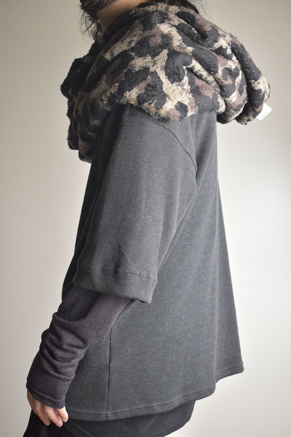 Millennium Big Snood "Dark Leopard"  / ミレニアムビッグスヌード"ダークレオパード"