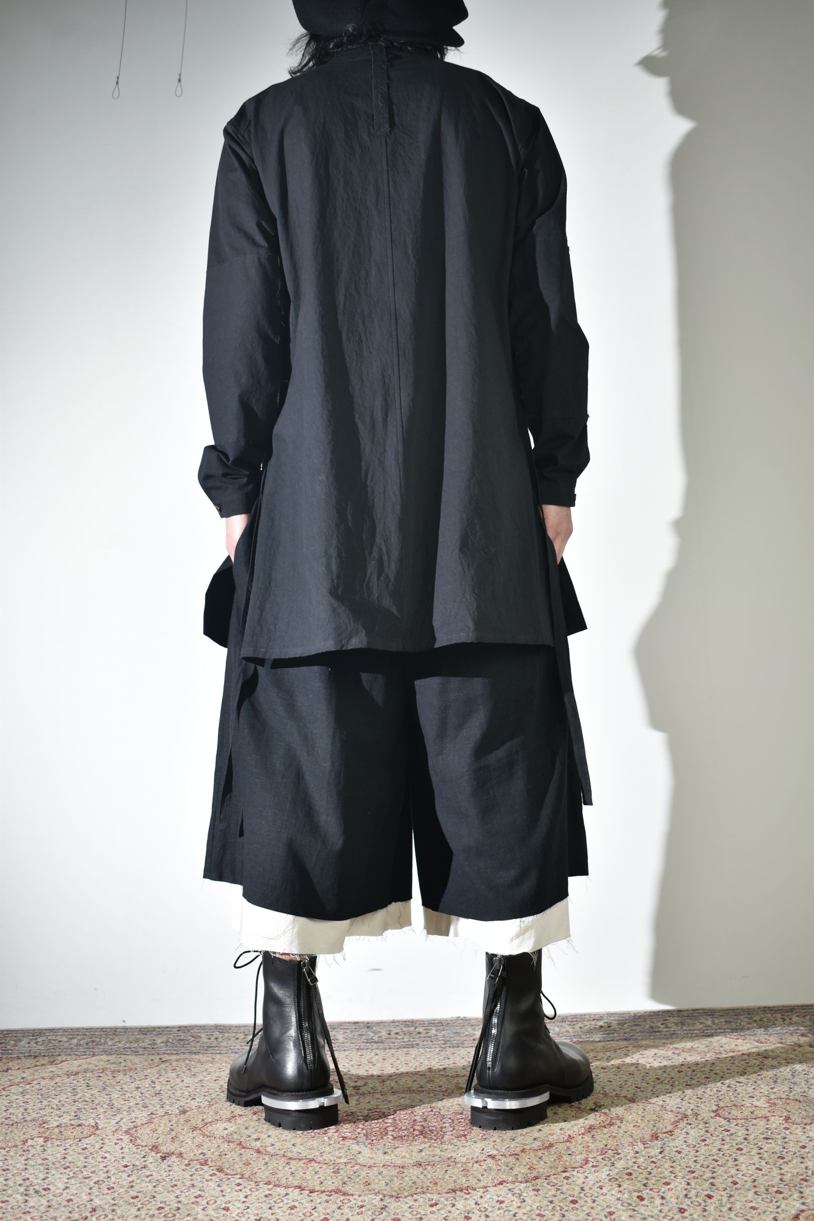 レイヤードで魅せるkujakuのハーフパンツ