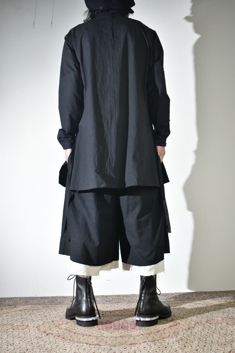 レイヤードで魅せるkujakuのハーフパンツ