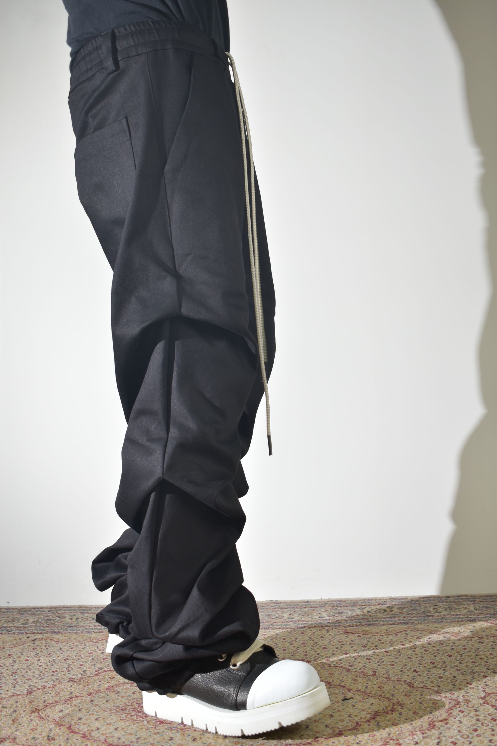 《2026AW先行予約》Boots Cut Tuck Pants"Black" / ブーツカットタックパンツ"ブラック"