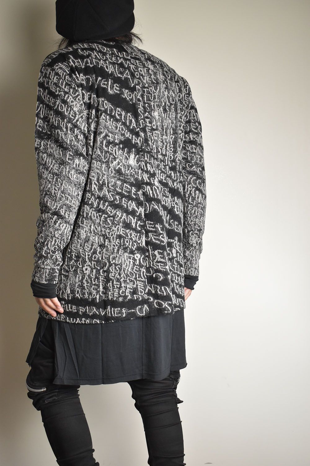 OVERSIZED LAYERED LONG SLEEVE T SHIRT"Black"/オーバーサイズドレイヤードロングスリーブTeeシャツ"ブラック"