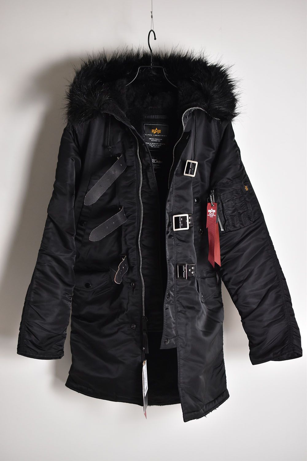 ALPHA ×× BACKLASH N-3B Jacket"Black"/アルファ ×× バックラッシュ N-3Bジャケット"ブラック"
