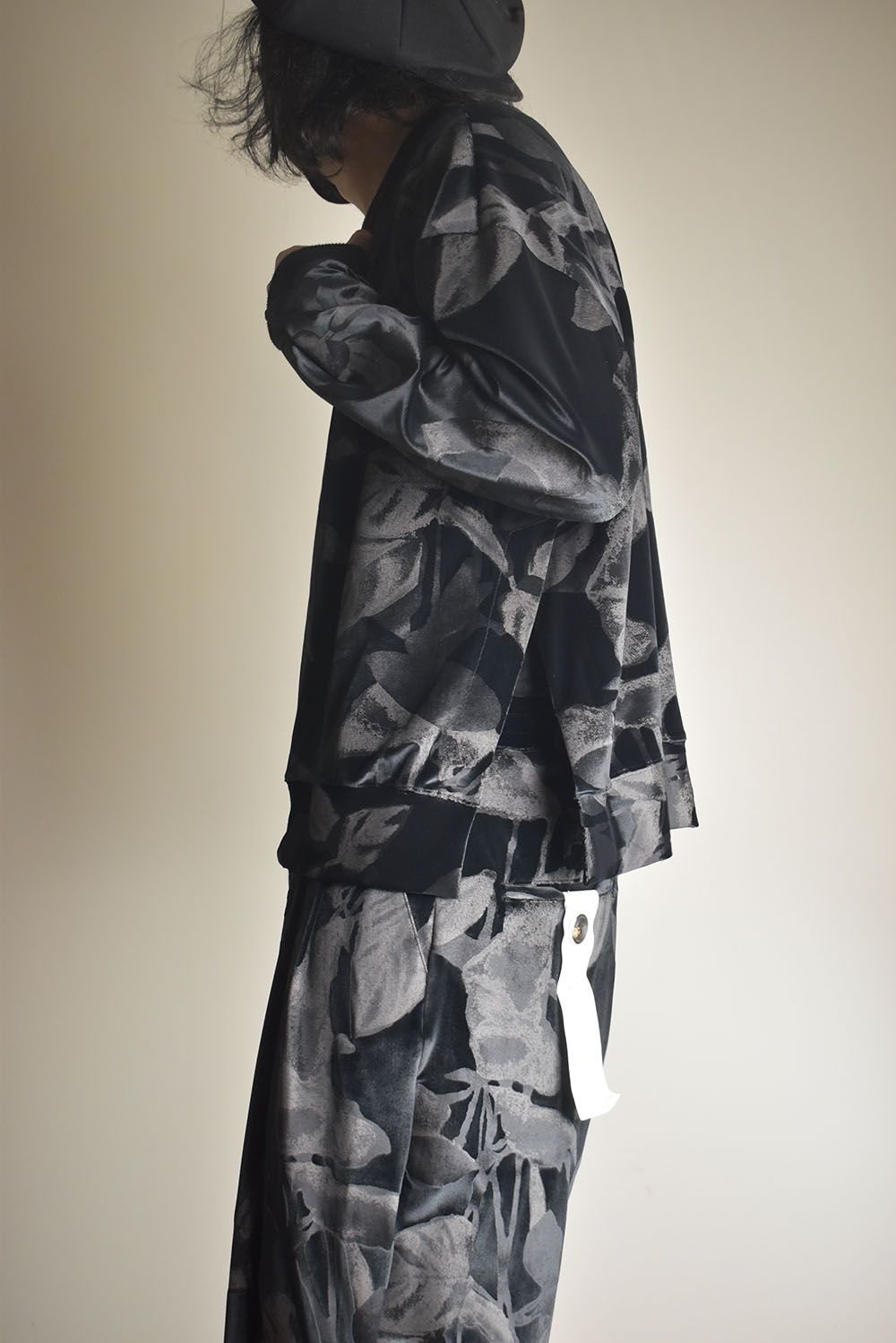 Crew Neck Side Vent Pullover"Black" / クルーネックサイドベンツプルオーバー"ブラック"