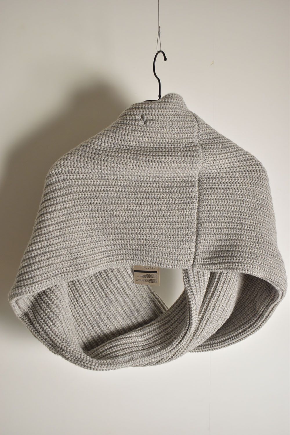 Knit Snood "Oyster Grey" / ニットスヌード"オイスターグレー"