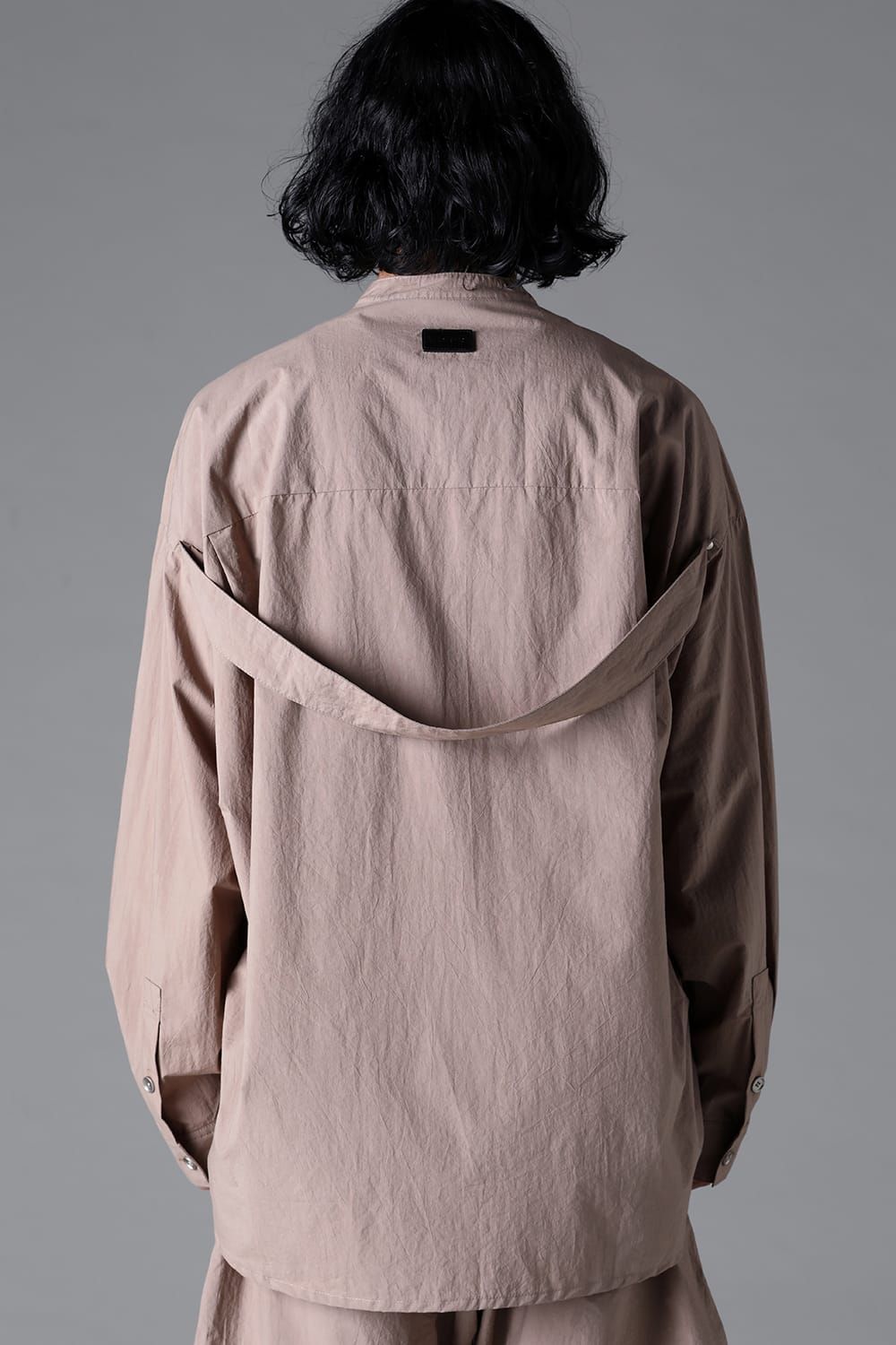 《2026SS先行予約》Stand Collar Shirts "Black / Cream /Soil" / スタンドカラーシャツ"ブラック/クリーム/ソイル"
