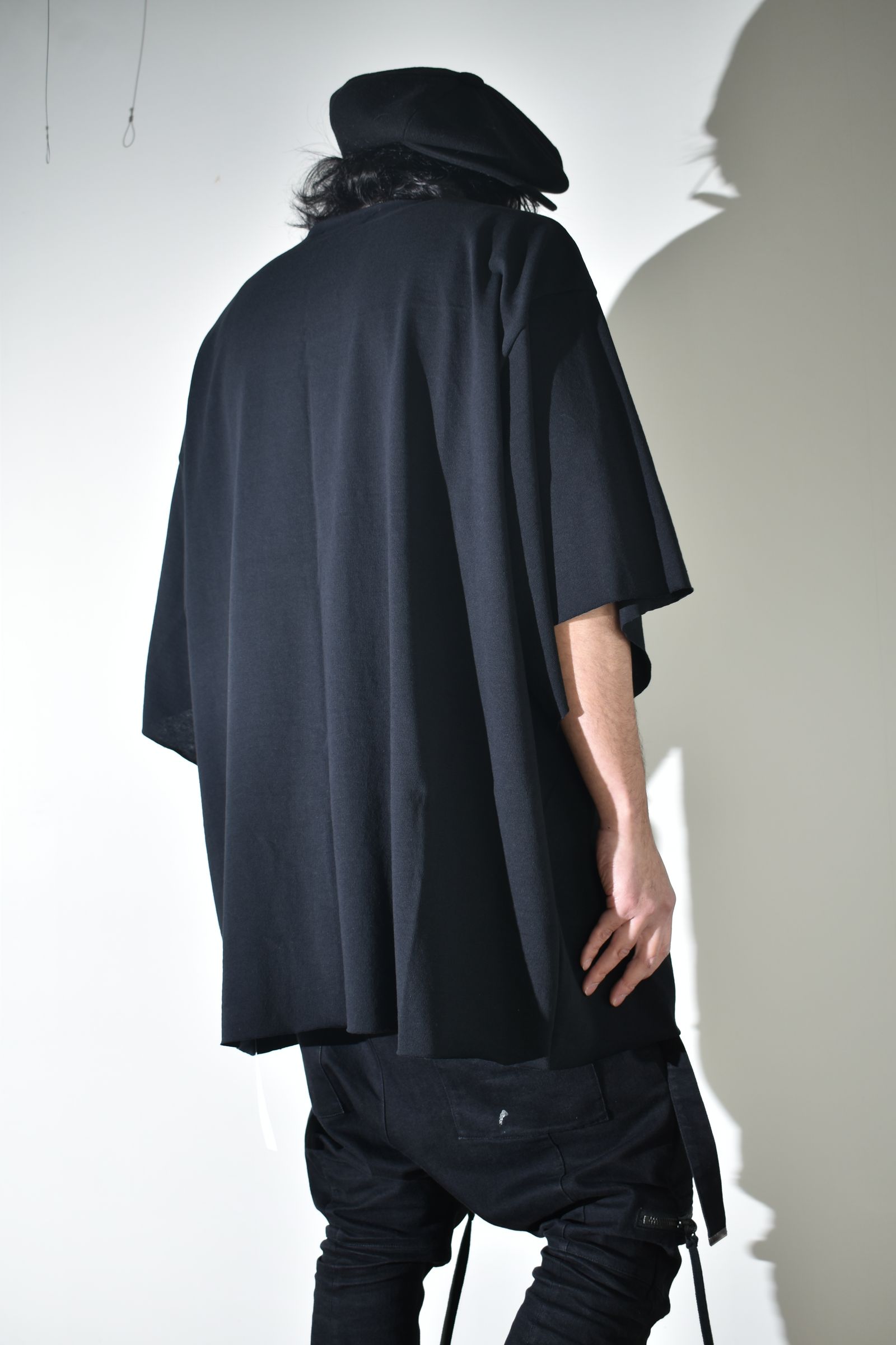 Oversized Cut & Sewn Tee"Black" / オーバーサイズカットソー"ブラック"