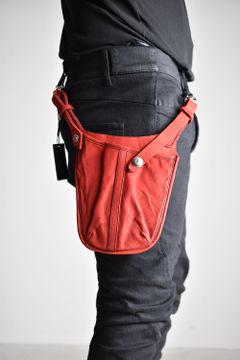 Double Shoulder Waist Bag(大)"Red"/ダブルショルダーウエストバッグ"レッド"