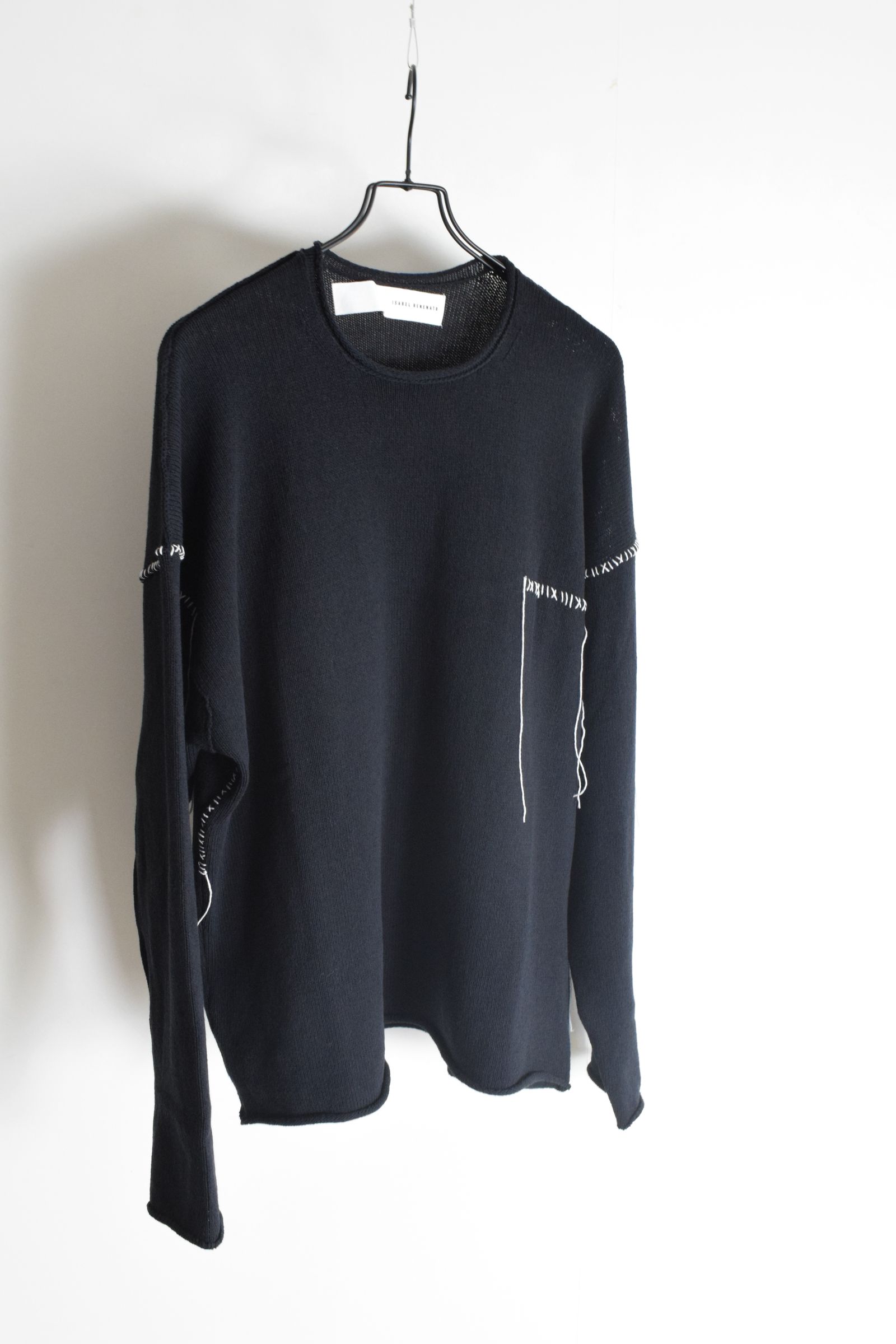 Stitch knit "Black" / ステッチニット"ブラック"
