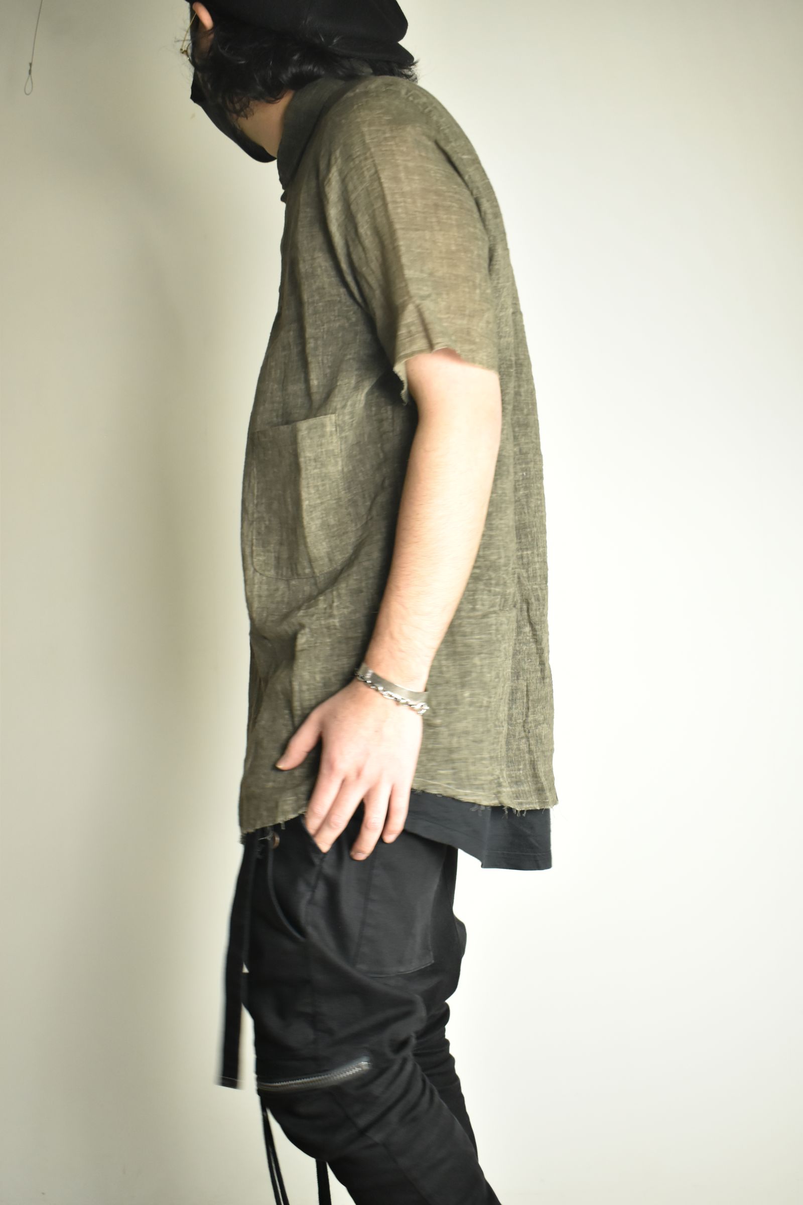 Short Sleeve Shirts"Charcoal Brown" / ショートスリーブシャツ"チャコールブラウン"
