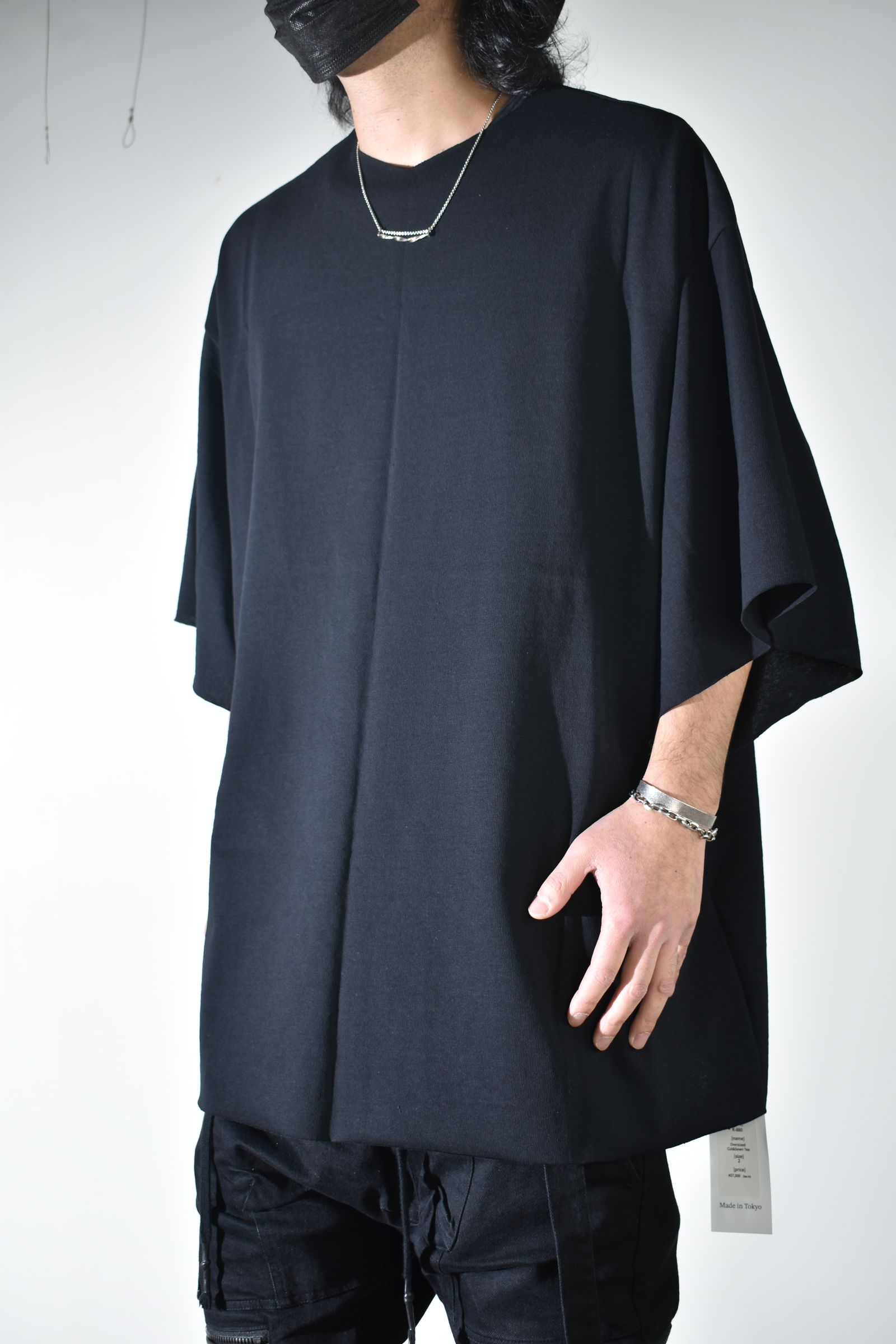 Oversized Cut & Sewn Tee"Black" / オーバーサイズカットソー"ブラック"
