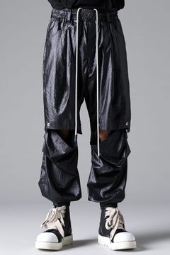 《2026SS先行予約》Front Tuck wide Jogger Pants"Black " /フロントタックワイドジョガーパンツ"ブラック"