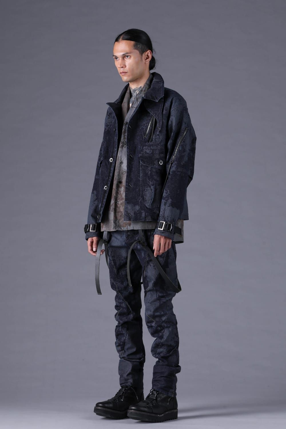 《2027SS先行予約分》Brushed-Coated Work Jacket"Indigo" / ブラッシュコーティングワークジャケット"インディゴ"