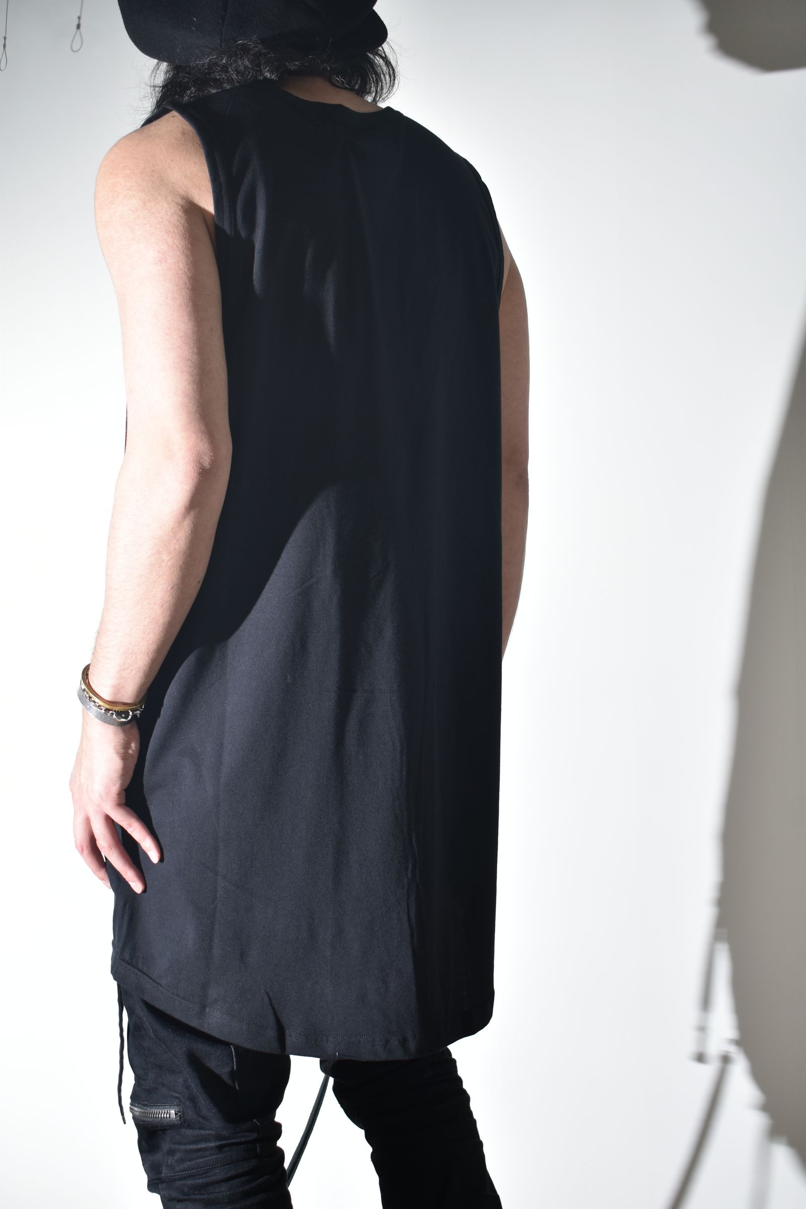 Long Tank Top"Black" / ロングタンクトップ"ブラック"