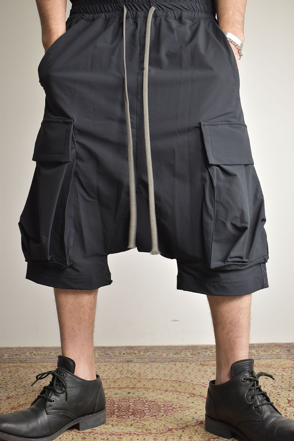 Tuck Pocket Shorts"Black"/タックポケットショーツ"ブラック"