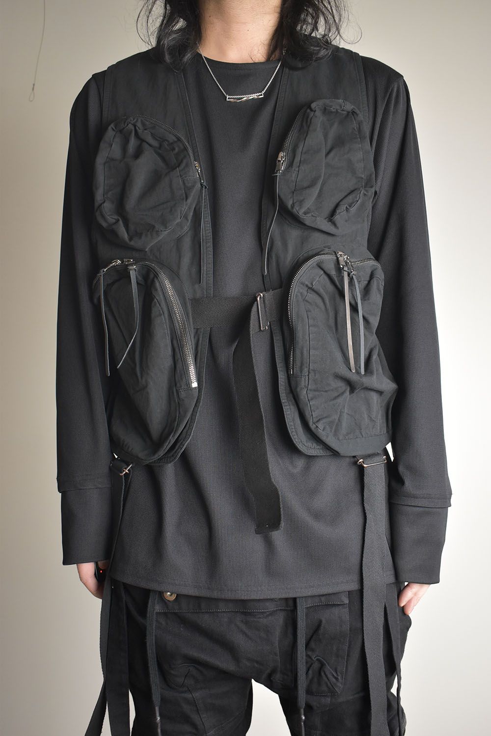 Cotton Twill Tactical Vest "Black" / 綿ツイルタクティカルベスト"ブラック"