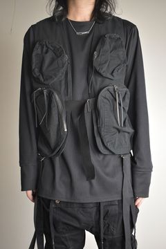 Cotton Twill Tactical Vest "Black" / 綿ツイルタクティカルベスト"ブラック"