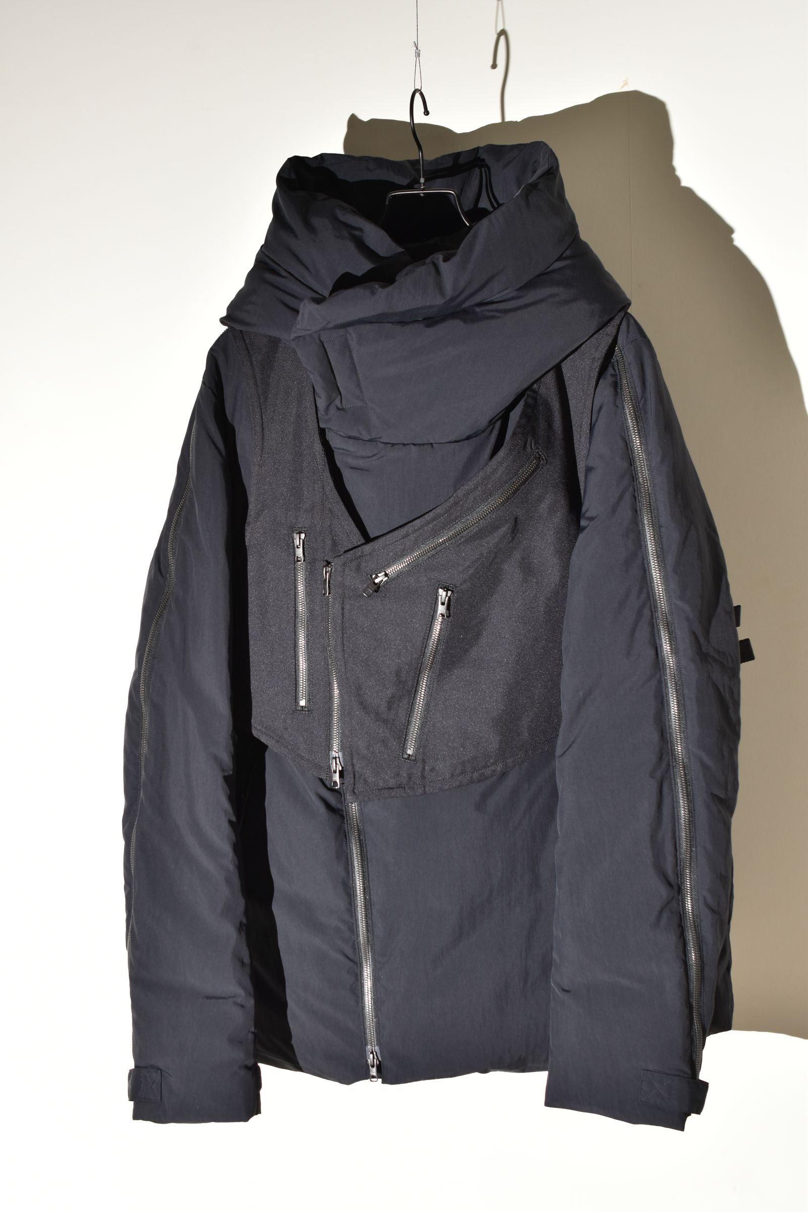 Multi Zip Down Parka Jacket (with Vest)"Black" / マルチジップダウンパーカージャケット(ベスト付き)"ブラック"