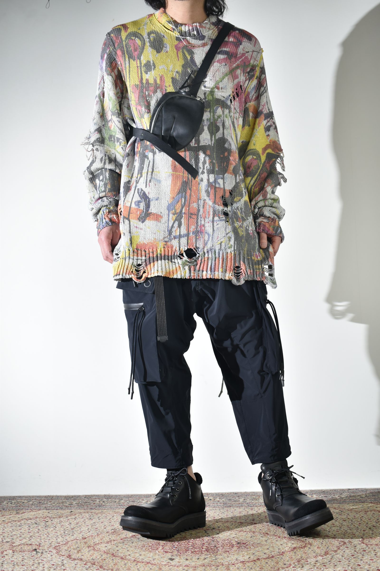 テクニカルなカーゴパンツ