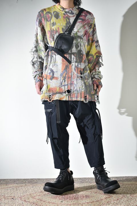 テクニカルなカーゴパンツ