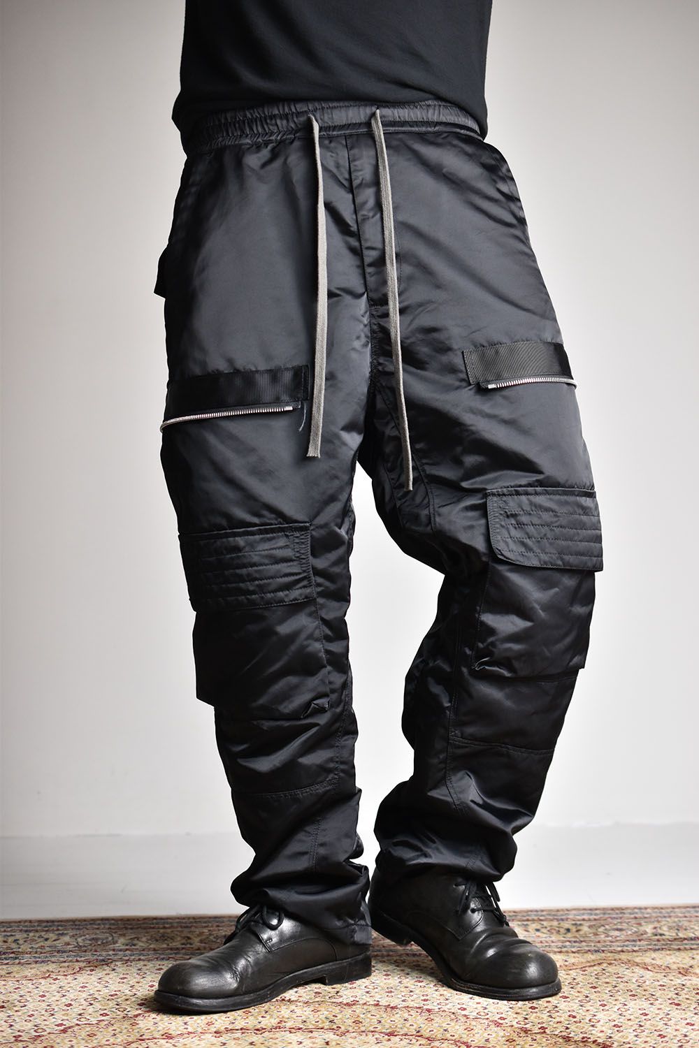 Cargo Wide Trousers"Black"/カーゴワイドトラウザーズ"ブラック"