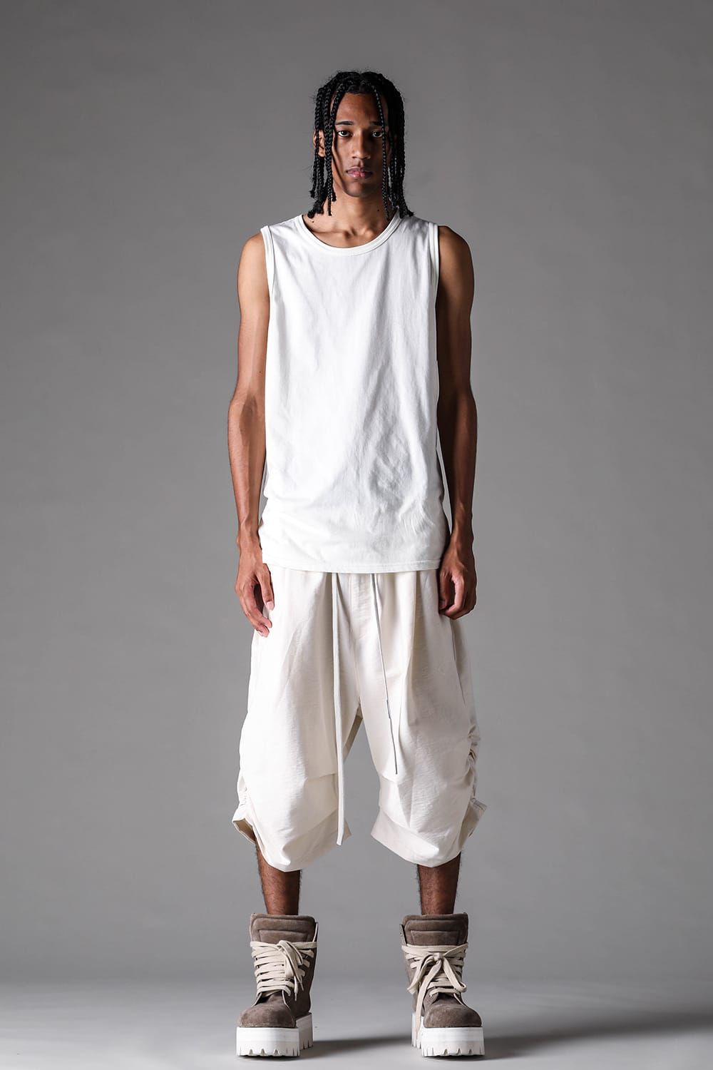 《2027SS先行予約》Regular  Tank Top"Black / Ivory / Grey / Greige" / レギュラータンクトップ "ブラック / アイボリー /グレー / グレージュ"