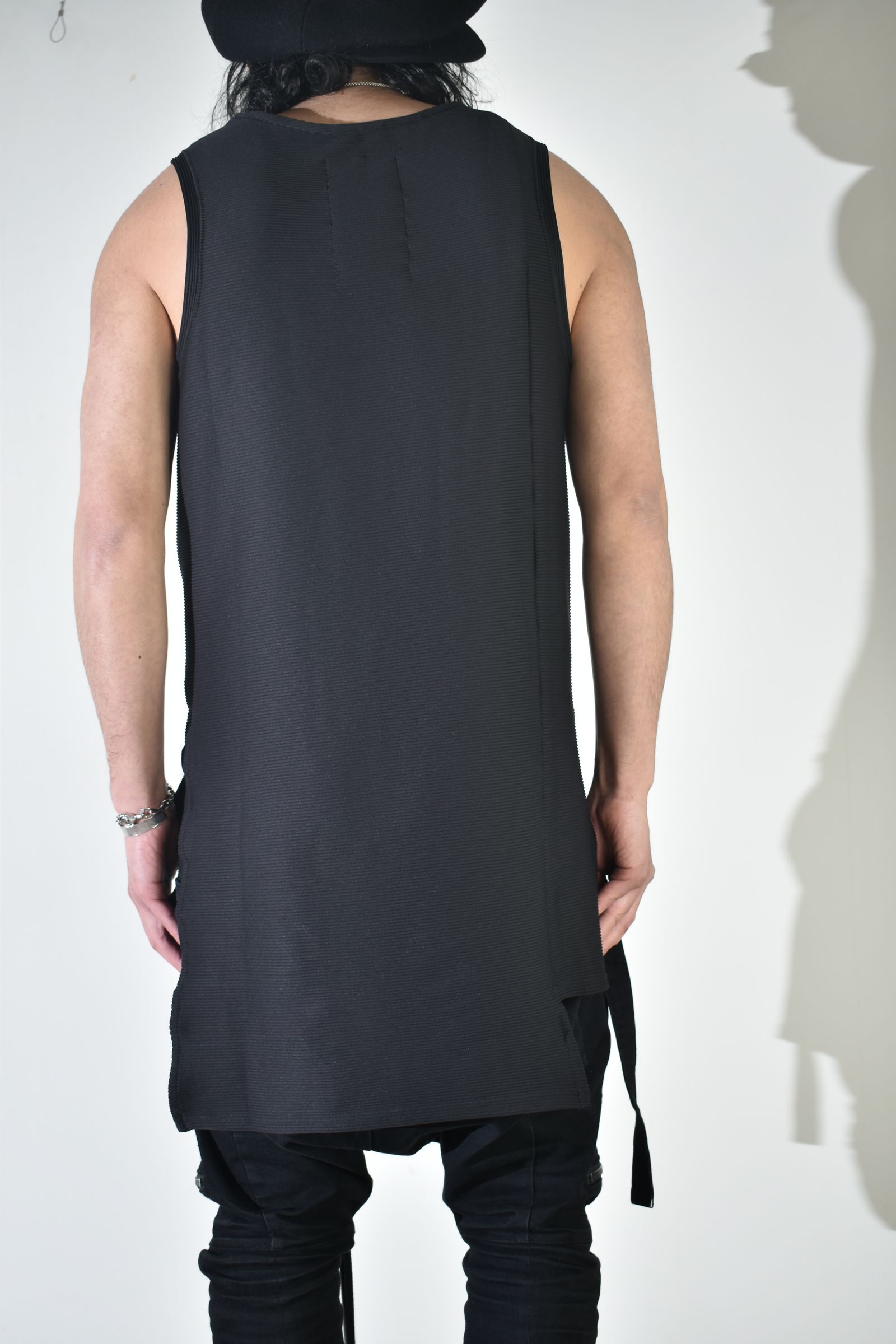 Off Set Extension Tank Top"Black" / オフセットエクステンションタンクトップ"ブラック"