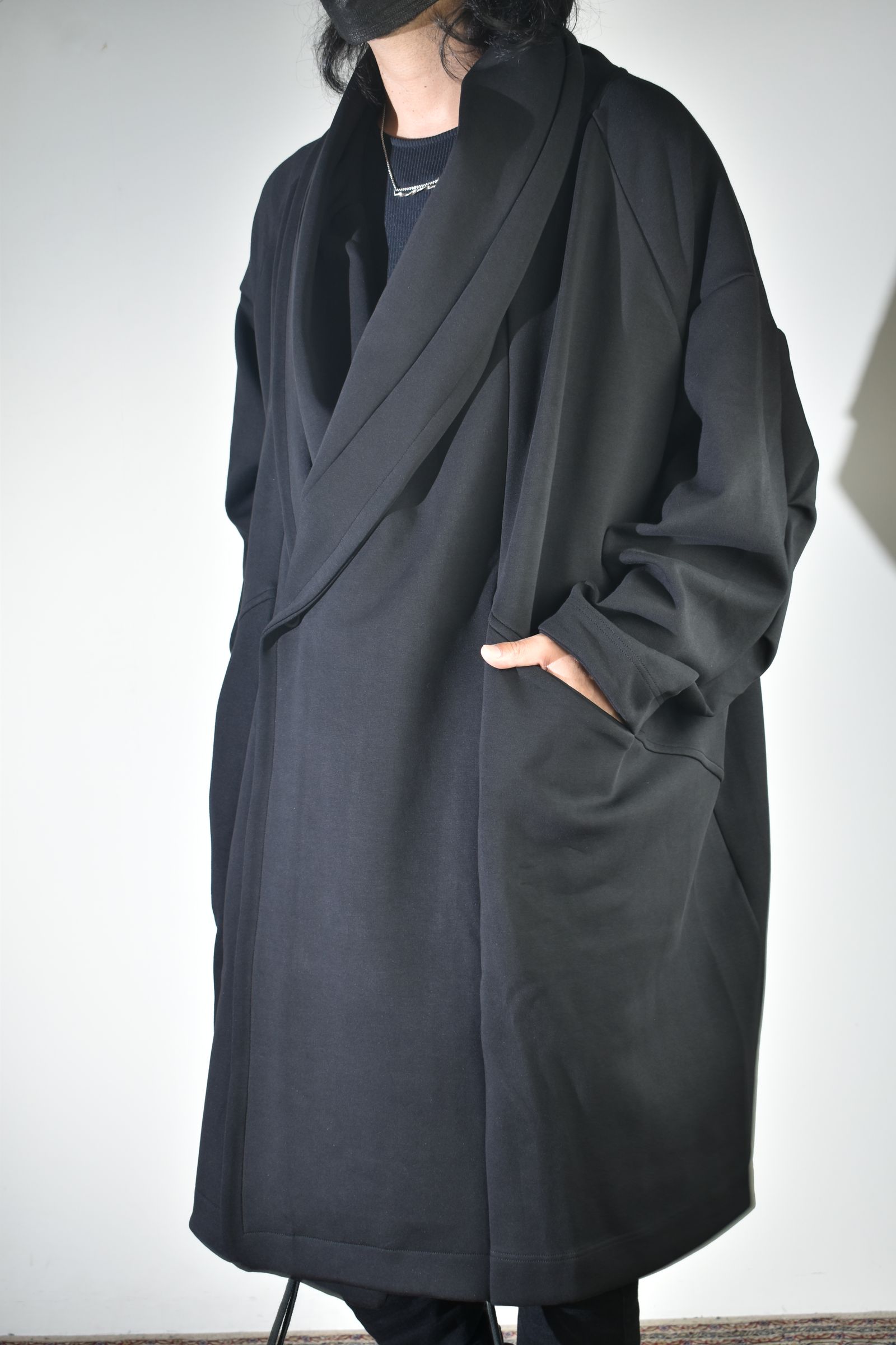 Rap Jersey Coat "Black" / ラップジャージーコート"ブラック"