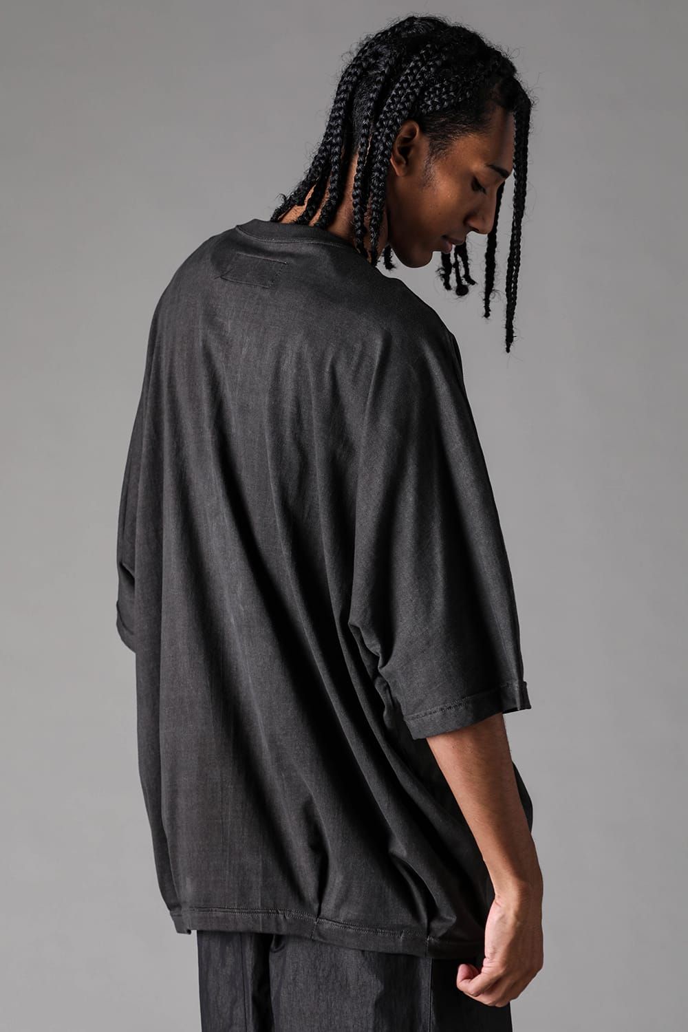 《2027SS先行予約》Sumi Dyed Dolman Jumbo Tee"L.Grey / Grey / D.Grey" / 墨染ドルマンジャンボTee"ライトグレー / グレー /ダークグレー"
