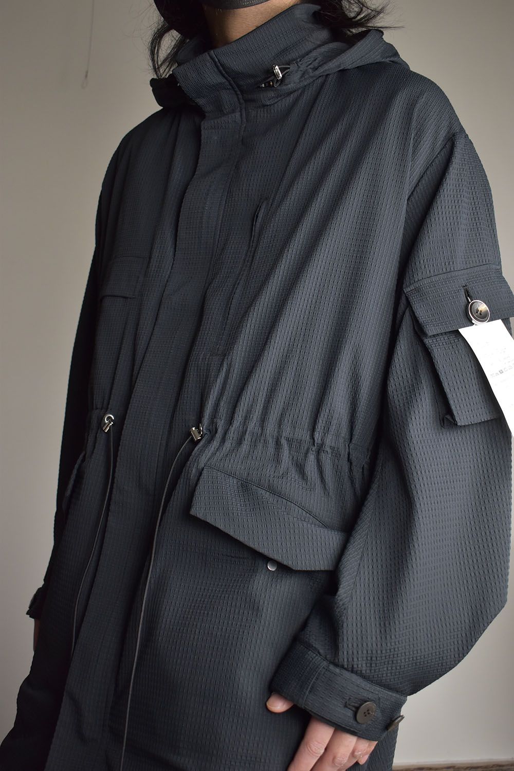 Fish Tall Coat"Black" / フィッシュテールコート"ブラック"